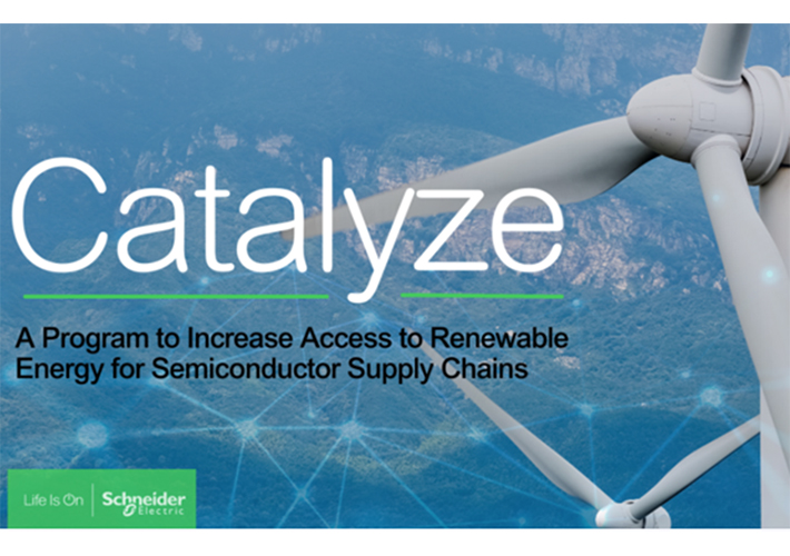 foto noticia Schneider Electric se une a Intel y Applied Materials para ayudar a descarbonizar la cadena de valor de los semiconductores con el nuevo programa Catalyze.
